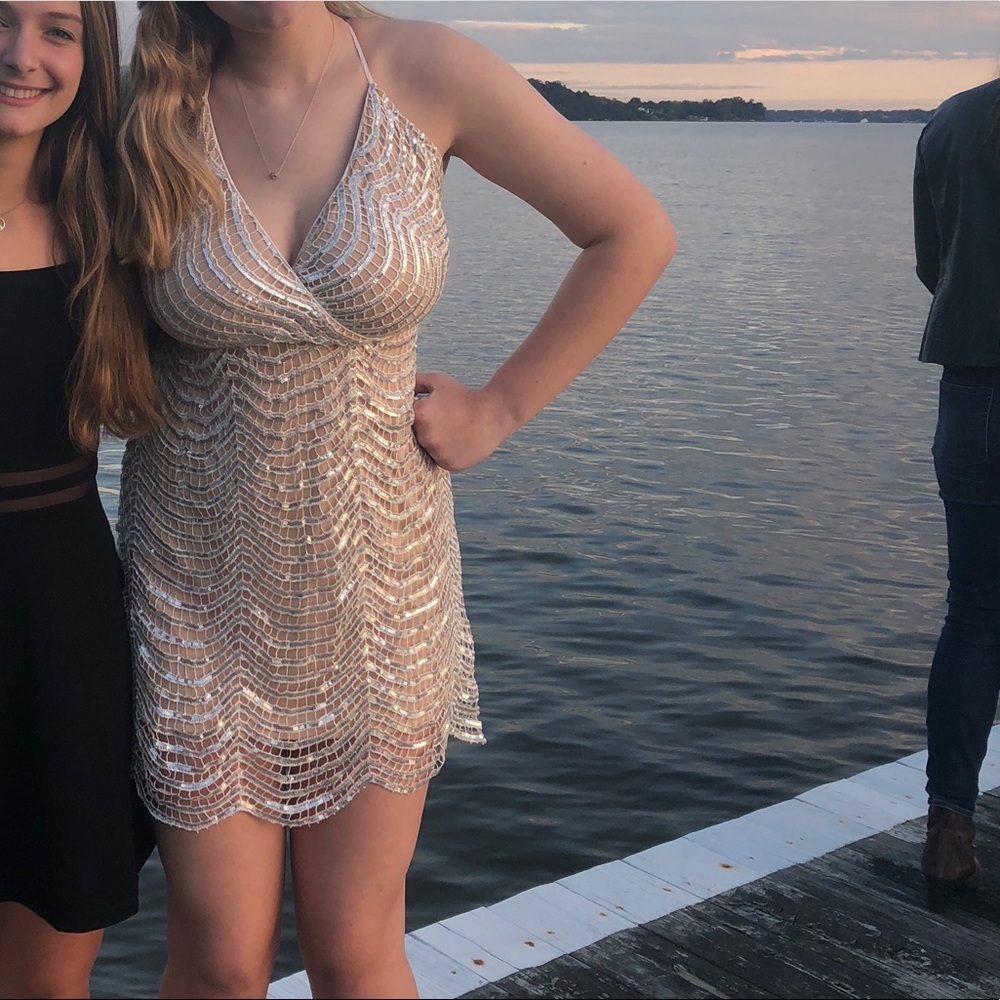sequin dress